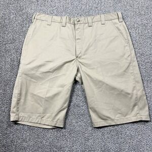 Carhartt Shorts Mens‎ 44 Tan Relaxed Chinos Flat Front B372 13" Workwear Twill